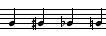 Noten mit Versetzungszeichen